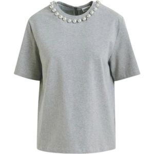 Essentiel Antwerp, Dames, Tops, Grijs, Maat: S Katoen,