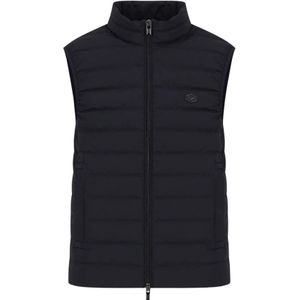 Emporio Armani, Heren, Jassen, Zwart, Maat: M Poliester,