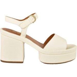 Chloé Leren schoenen voor vrouwen , White , Dames , Maat: 40 EU