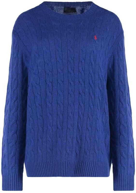 Wolen pullover van een mix van lanawol en kasjmier