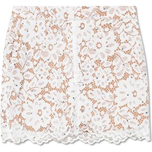 Michael Kors - Lace ROK - Wit - A-lijnrok - Korte Lengte - Polyester
