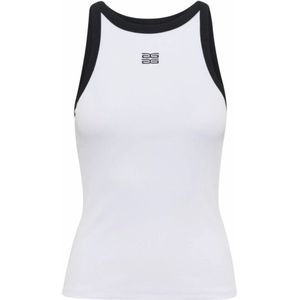 Gestuz, Dames, Tops, Wit, Maat: S Katoen,