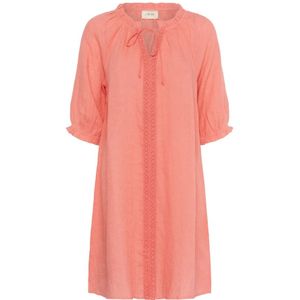 Cream, Dames, Jurken, Oranje, Maat: L/Xl