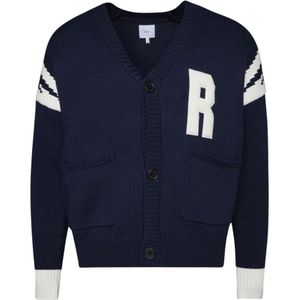 Rhude, Heren, Truien, Blauw, Maat: L Katoen,