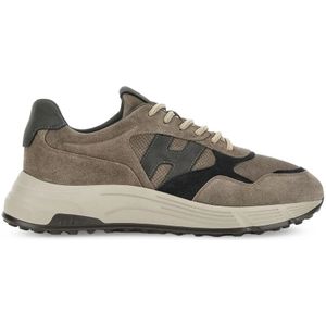 Hogan Hyperlight Beige Sneakers , Beige , Heren , Maat: 43 1/2 EU