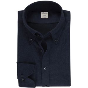 Stenströms, Heren, Overhemden, Blauw, Maat: S Katoen,