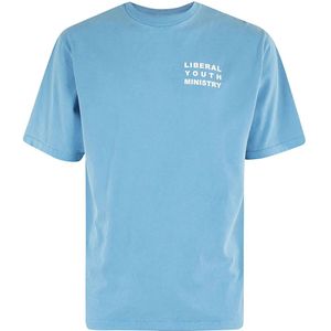 Liberal Youth Ministry, Heren, Tops, Blauw, Maat: M Katoen,
