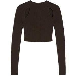 Max Mara - Gebreide Trui - Bruin - Viscose