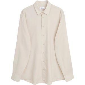Soulland, Heren, Overhemden, Beige, Maat: S/M Wol,