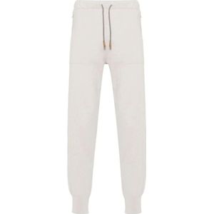 Eleventy, Heren, Broeken, Wit, Maat: XL Kasjmier,