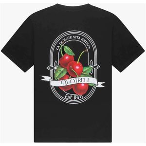 Quotrell, Heren, Tops, Zwart, Maat: M Katoen,