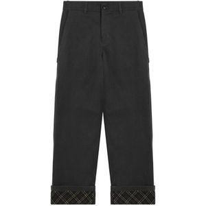 Burberry Joggingbroek voor actieve levensstijl , Black , Heren , Maat: S