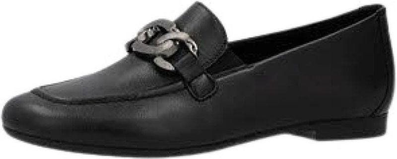 REMONTE - Instappers - Zwart - Glad Leer - Profielzolen