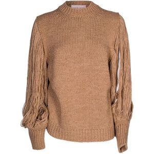 Circus Hotel, Dames, Truien, Bruin, Maat: 2XS Wol,