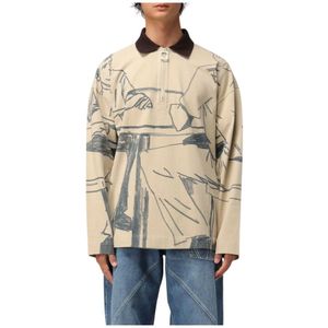 JW Anderson, Heren, Tops, Beige, Maat: S