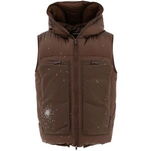 Undercover, Heren, Jassen, Bruin, Maat: 2XL Nylon,