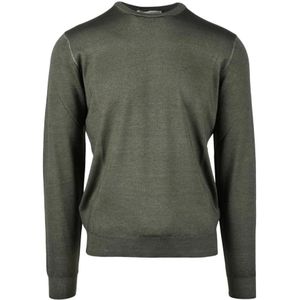 Filippo De Laurentiis, Heren, Truien, Groen, Maat: XL Wol,