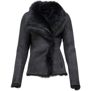 Vsp, Dames, Jassen, Grijs, Maat: M Leer,