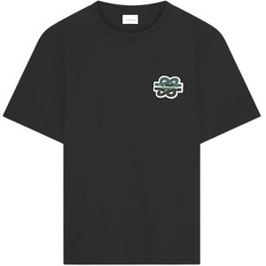 Filling Pieces, Heren, Tops, Zwart, Maat: L Katoen,