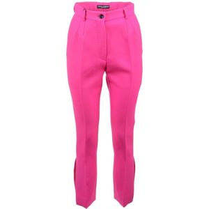 Dolce & Gabbana, Dames, Broeken, Roze, Maat: 2XL