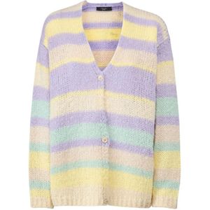 Weekend Max Mara, Dames, Truien, Veelkleurig, Maat: XL Katoen,