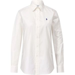 Polo Ralph Lauren - Overhemd - Beige - Katoen - Lange Mouwen