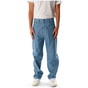 Carhartt Wip, Heren, Jeans, Blauw, Maat: W28