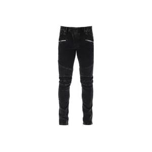 Balmain Jeans , Black , Heren , Maat: W33