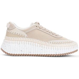 Chloé, Dames, Schoenen, Beige, Maat: 38 EU Leer,