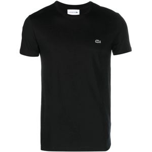Lacoste, Heren, Tops, Zwart, Maat: XS Katoen,