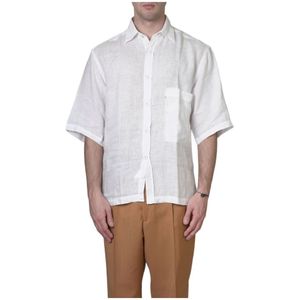 Costumein, Heren, Overhemden, Wit, Maat: XL Linnen,