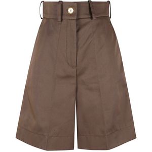 Patou, Dames, Korte broeken, Bruin, Maat: 2XS