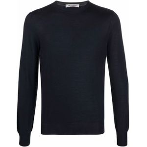 La Fileria, Heren, Truien, Blauw, Maat: M Wol,