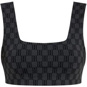 By Malene Birger, Dames, Tops, Grijs, Maat: XS Leer,