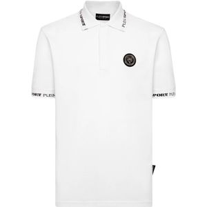 Plein Sport, Heren, Tops, Wit, Maat: XS Katoen,