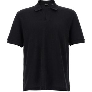 Zegna - Polo - Zwart - Katoen/Kasjmier Blend
