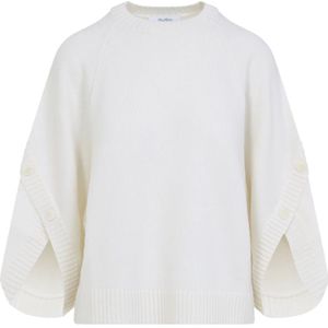 Max Mara, Dames, Truien, Wit, Maat: XS Wol,