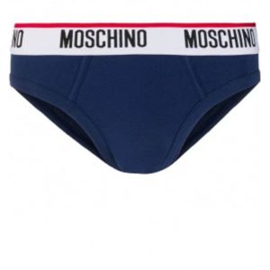 Moschino, Heren, Ondergoed, Blauw, Maat: XS Katoen,