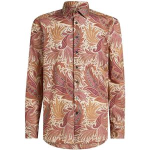 Etro, Heren, Overhemden, Veelkleurig, Maat: M Zijde,