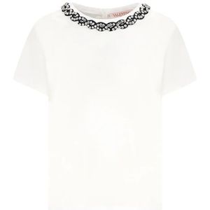 Valentino Garavani, Dames, Tops, Wit, Maat: L