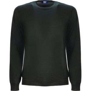 Fedeli, Heren, Truien, Groen, Maat: 3XL Wol,