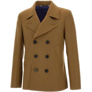 Paul Smith, Heren, Mantels, Bruin, Maat: M Wol,