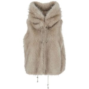 Valentini 1972, Dames, Jassen, Beige, Maat: M Poliester,