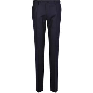 Incotex, Heren, Broeken, Blauw, Maat: S Katoen,