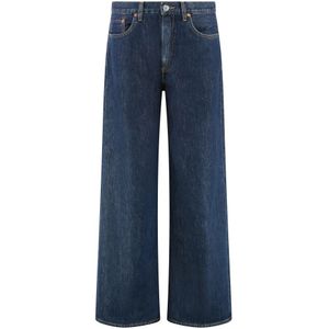 Re/Done, Dames, Jeans, Blauw, Maat: W26 Katoen,