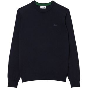 Lacoste, Heren, Sweatshirts & Hoodies, Blauw, Maat: 3XL Wol,