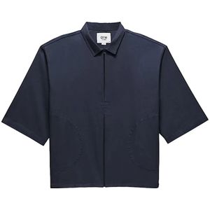 Vans, Heren, Overhemden, Blauw, Maat: L Katoen,