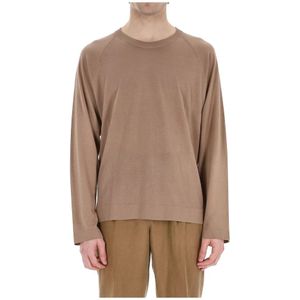 Officine Générale, Heren, Tops, Bruin, Maat: L Katoen,