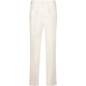 Tom Ford, Heren, Broeken, Wit, Maat: W32 Katoen,