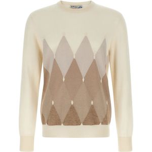 Ballantyne, Heren, Truien, Beige, Maat: 4XL Kasjmier,